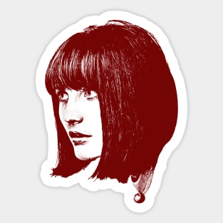 Sandie Shaw --  60s Retro Fan Art Sticker